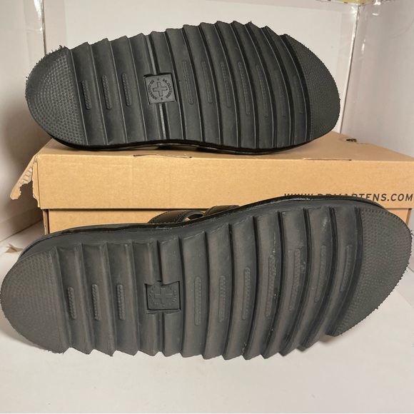 Dr. Martens Black Adair Slide Sandals 9 - Picture 9 of 10